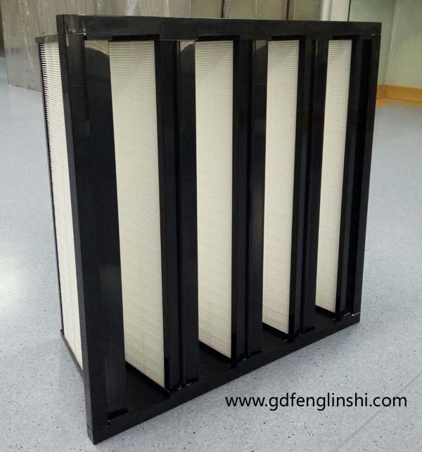 大風量組合式高效過濾器具有過濾面積大，阻力低，使用壽命長特點