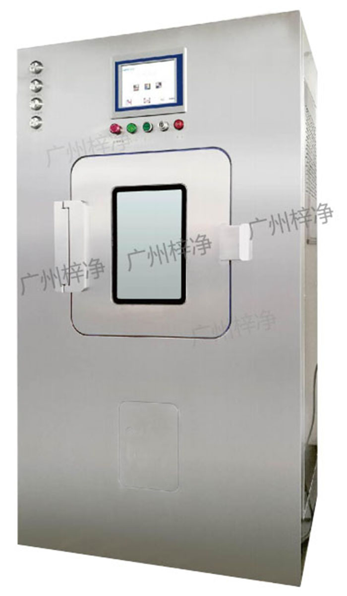 VHP滅菌傳遞窗采用專門的滅菌介質(zhì)給予系統(tǒng)使過氧化氫等離子體更均勻，達到滅菌效果。